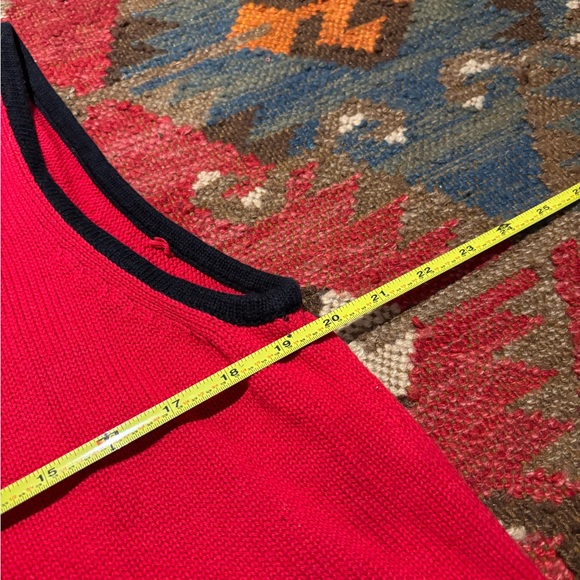 Festive Red Knit Vest with Holiday Bears - Picture 8 of 8